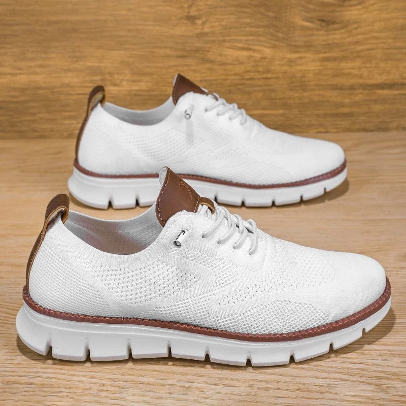 AeroLight™ White Flyknit Sneakers - Redefining Comfort and Style