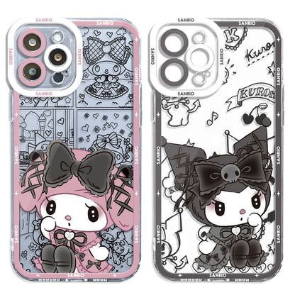 Hello Kitty Kuromi Melody iPhone Case