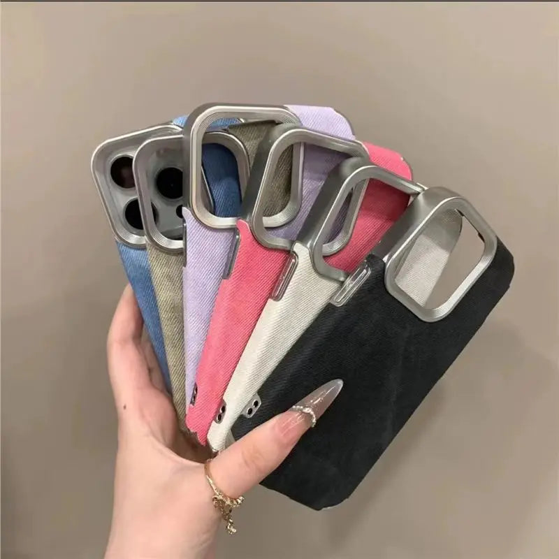 Matte Faux Leather Phone Case