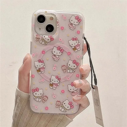 Pink Hello Kitty Magnetic Phone Case