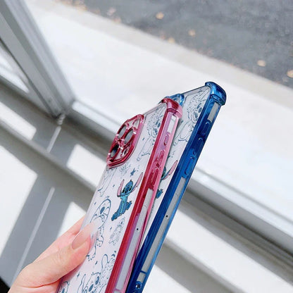 Cute Stitch Clear Phone Case