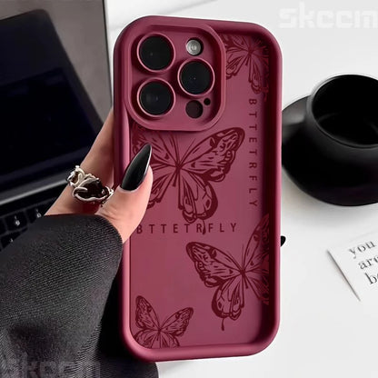Pink Butterfly Phone Case