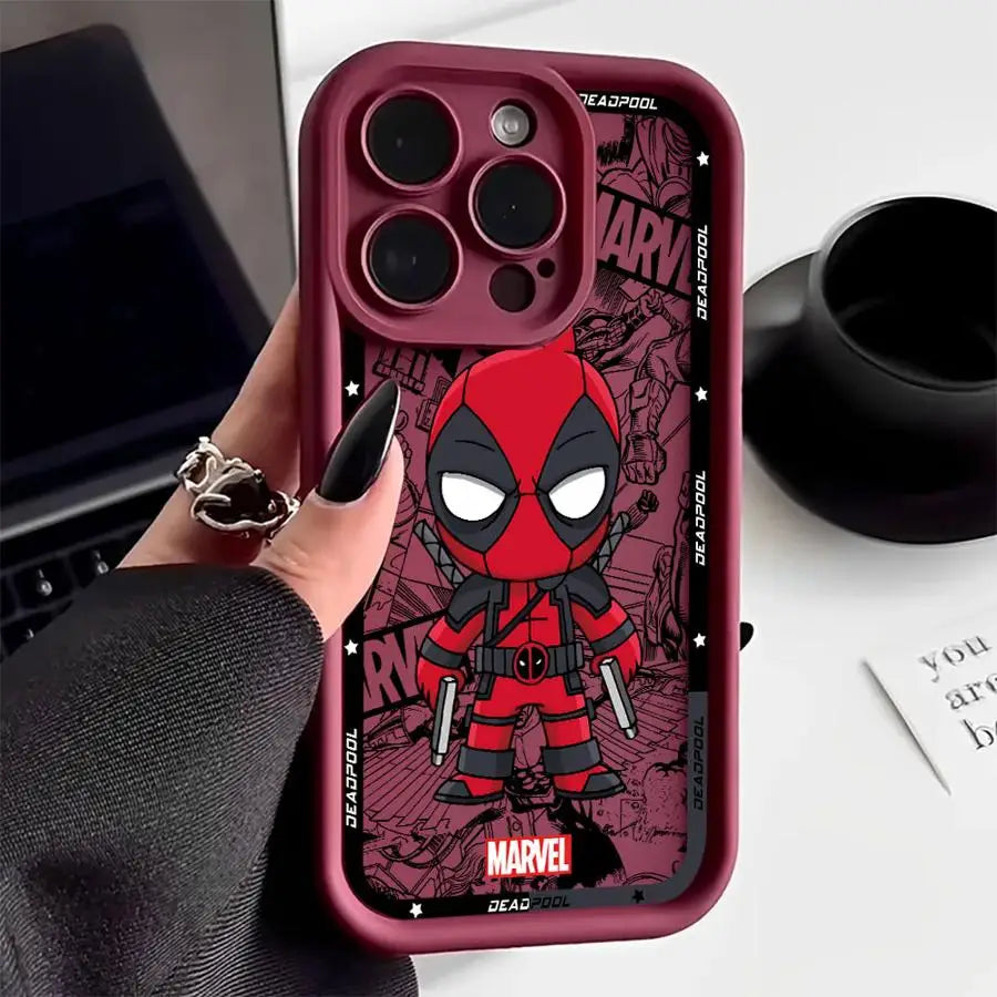 Marvel Deadpool Soft TPU Phone Case For iPhone