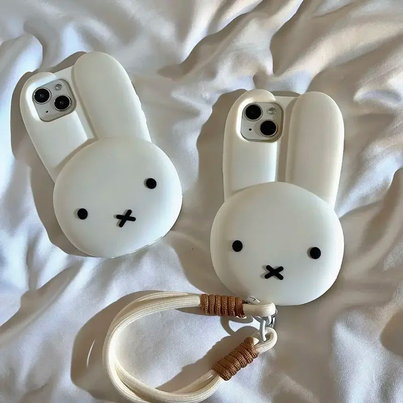 Kawaii Miffy Silicone Phone Case