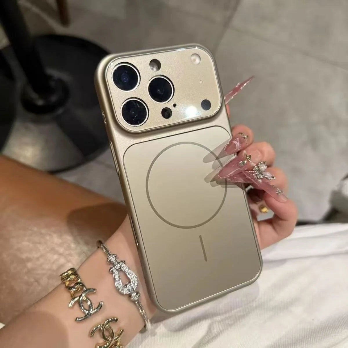 AG Nano Frosted Magnetic Glass Case For iPhone