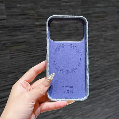 Retro Linen Fabric Magnetic Phone Case