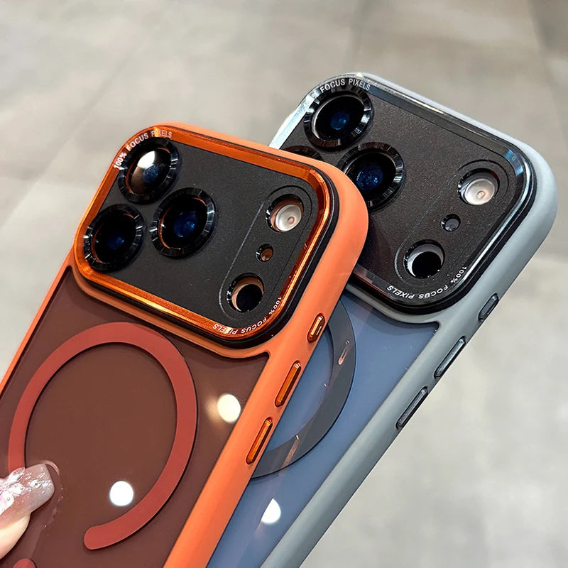 Magnetic Metal Bumper Case For iPhone