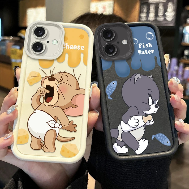 Tom and Jerry Soft Silicone Phone Case