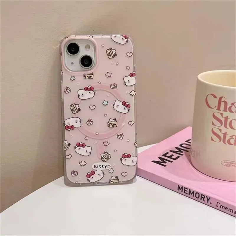 Pink Hello Kitty Magnetic Phone Case
