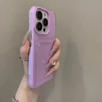 Card Holder Bumper Case For iPhone