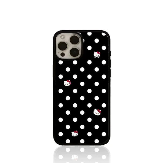 Korean Polka Dot Hello Kitty Phone Case