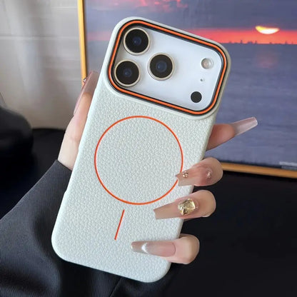 Frosted Lichee Pattern Magnetic Phone Case