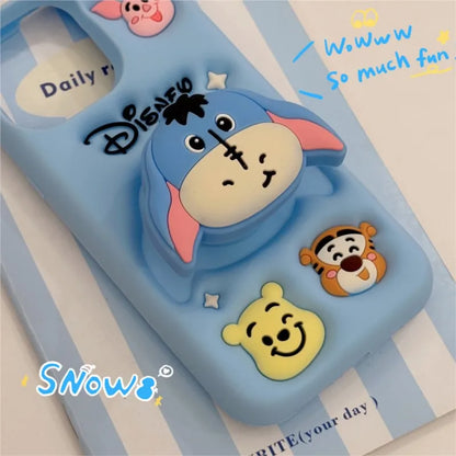 Kawaii 3D Cartoon Animal Phone Case