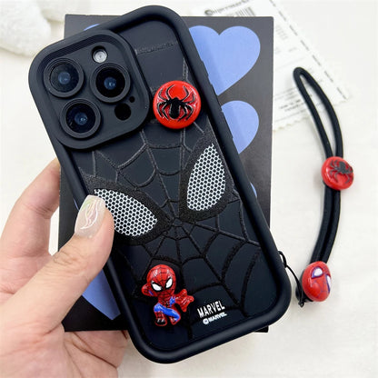 3D Spider-Man Cartoon Silicone Phone Case