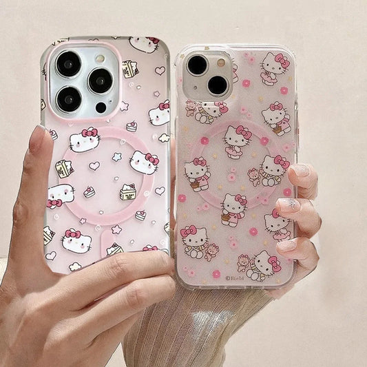 Pink Hello Kitty Magnetic Phone Case