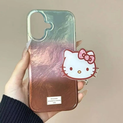Kitty Grip Holder Gradient Phone Case