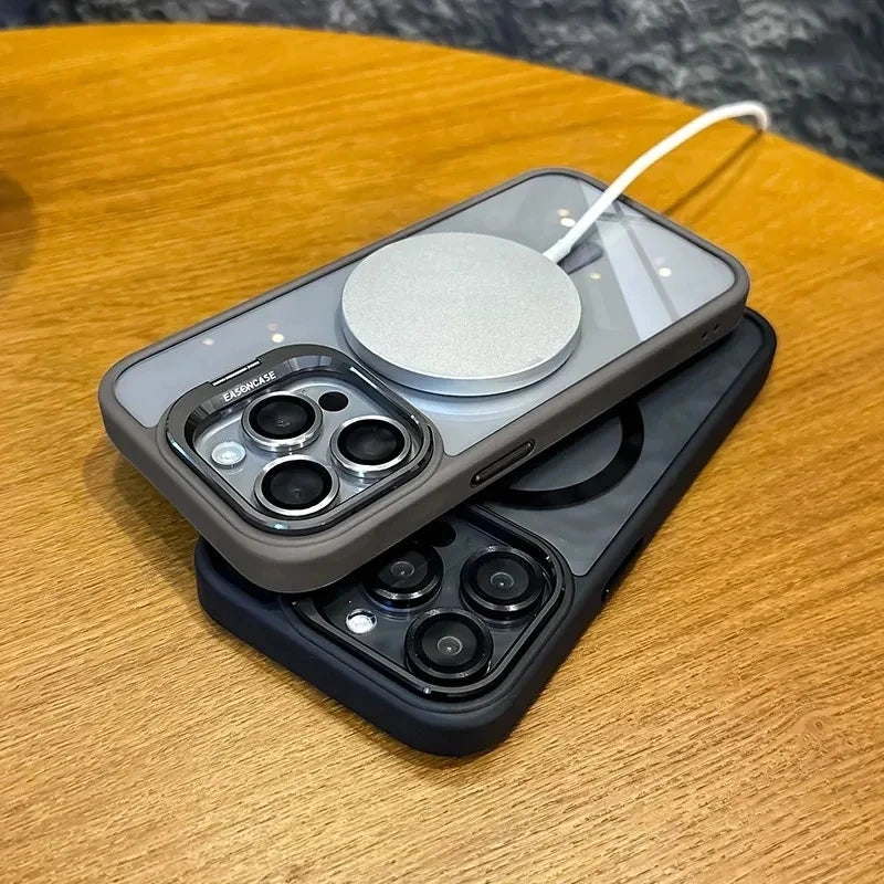 Magnetic Shockproof Stand Case iPhone