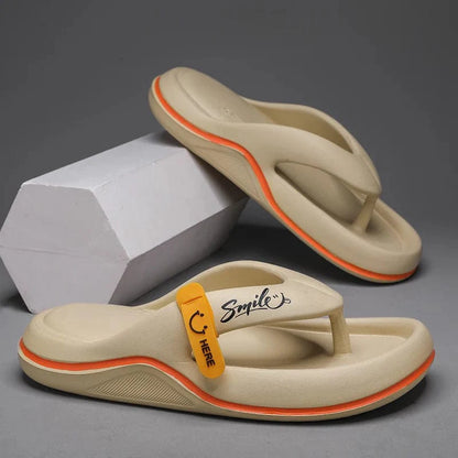 Elevated Comfort: Men's Platform Flip Flops