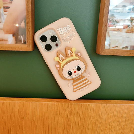 Cartoon Bee & Frog Phone Case