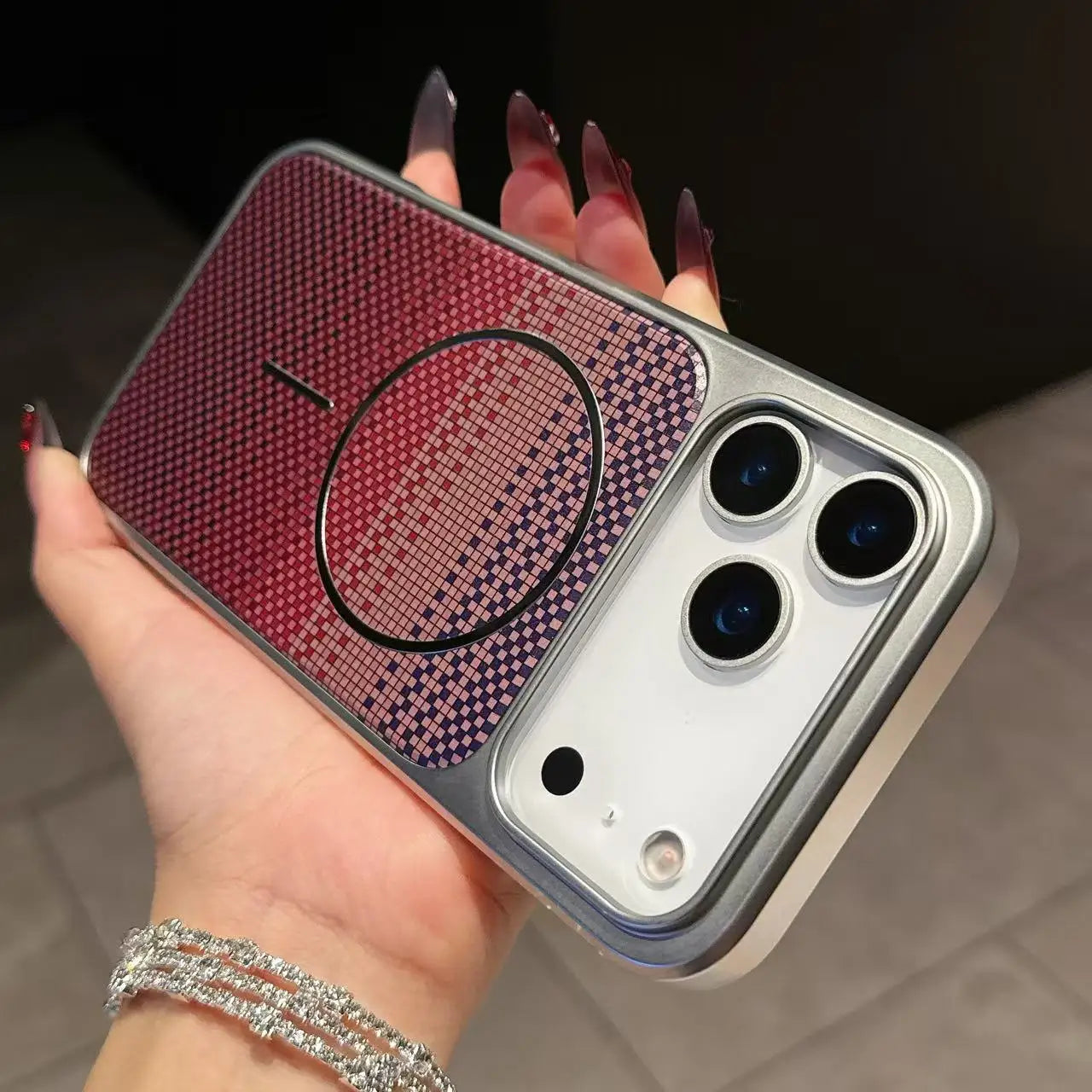 Carbon Fiber Armor Magnetic Phone Case