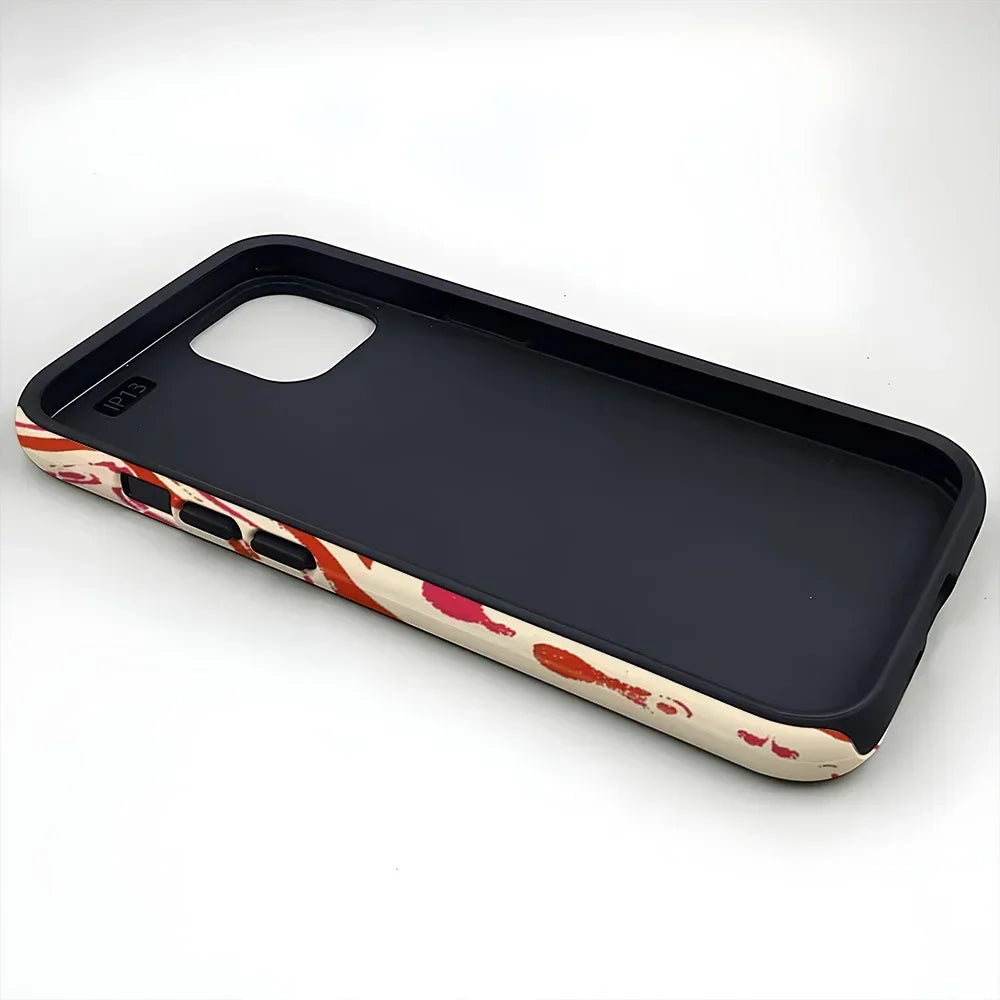 Wave Pattern Double-Layer Phone Case For iPhone