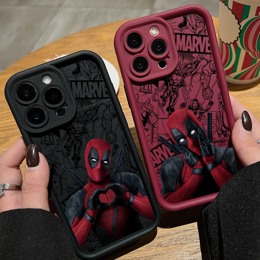Marvel Deadpool Cartoon Phone Case