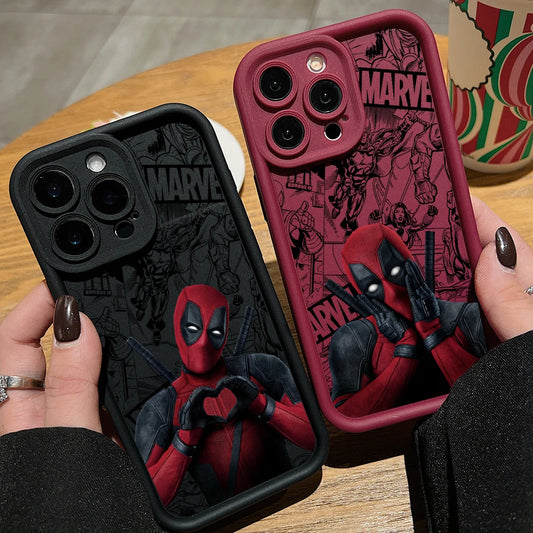 Marvel Deadpool Cartoon Phone Case