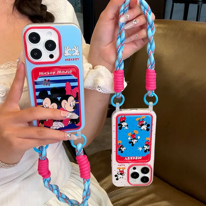 Mickey Minnie Card Holder Phone Case