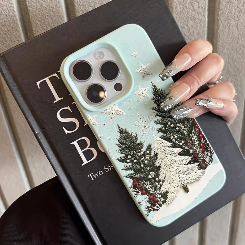Christmas Tree Silicone Phone Case for iPhone