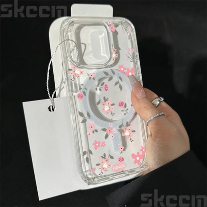 Flower Transparent Phone Case