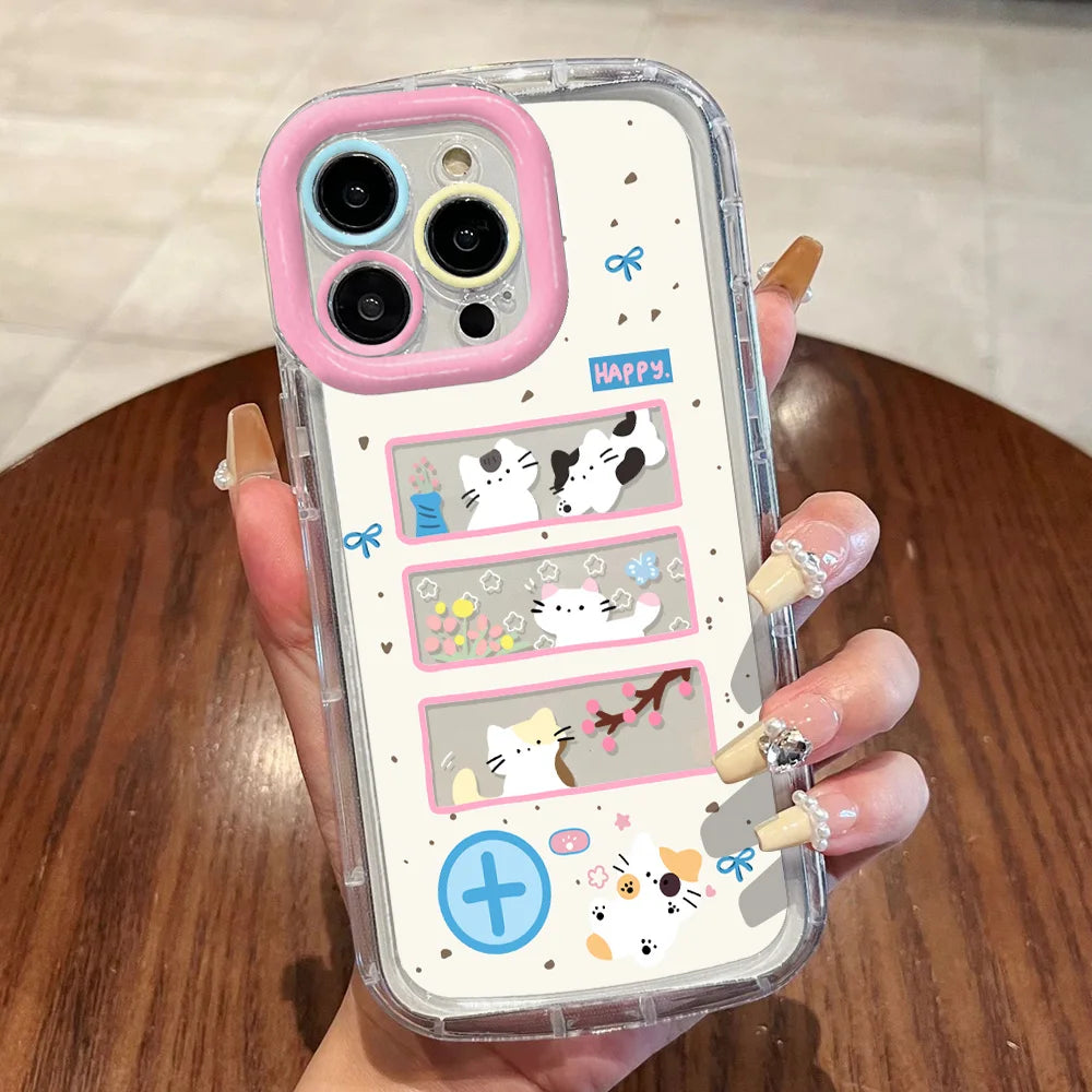 Cute Cat Silicone Phone Case