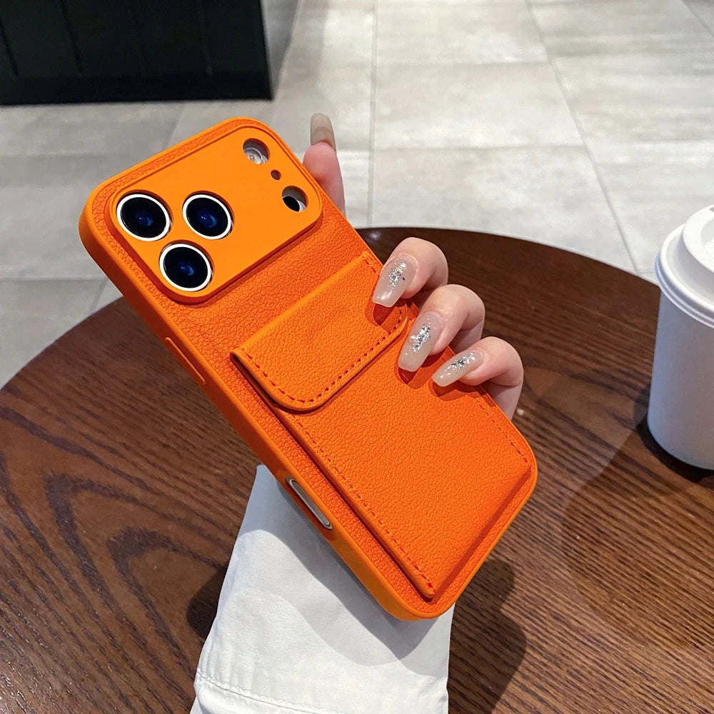 PU Leather Card Wallet Phone Case
