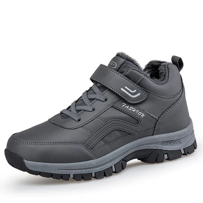 WinterSnow™ Unisex Warm Ankle Boots – Waterproof, Non-Slip, Plush Lined Boots for Couples