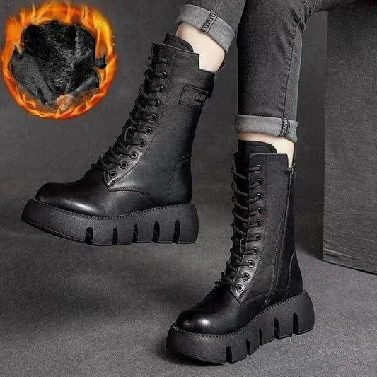 ColdGuard™ Ankle Boots – Plush Warmth, Rugged Style!