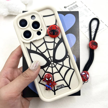 3D Spider-Man Cartoon Silicone Phone Case