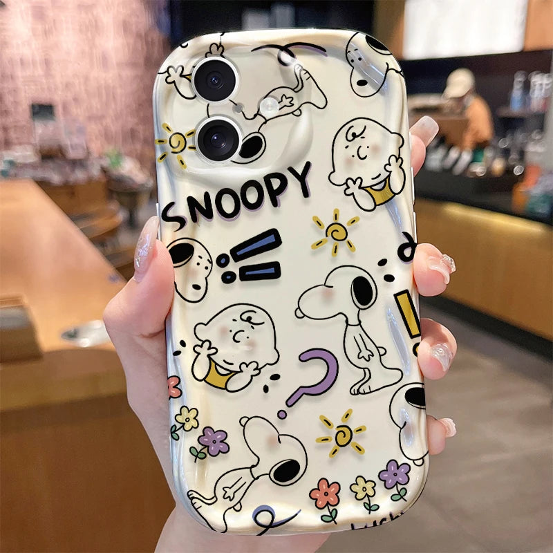 Snoopy Clear Soft Silicone Phone Case