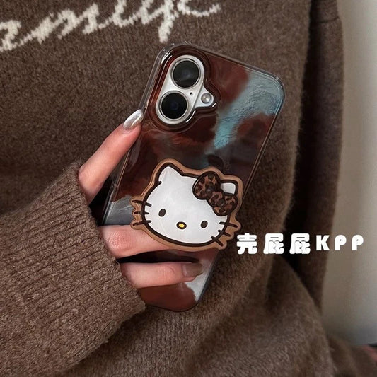 Kitty Grip Holder Gradient Phone Case
