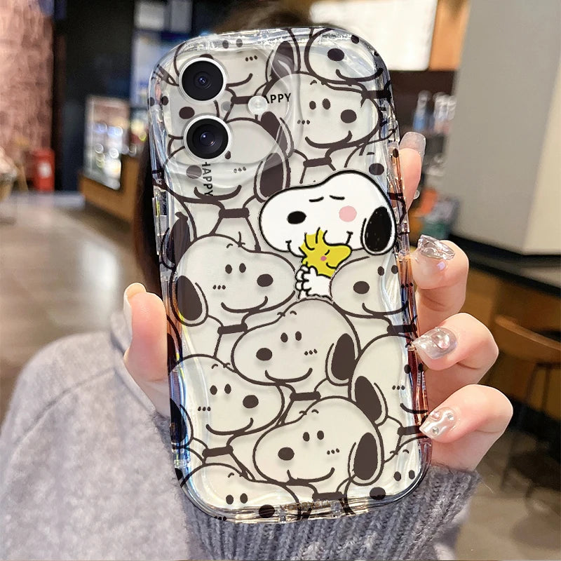 Snoopy Clear Soft Silicone Phone Case