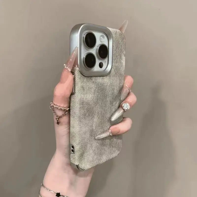 Matte Faux Leather Phone Case