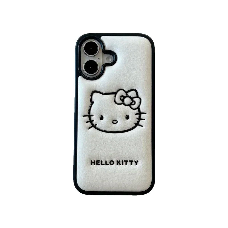 Hello Kitty Cartoon Leather Phone Case