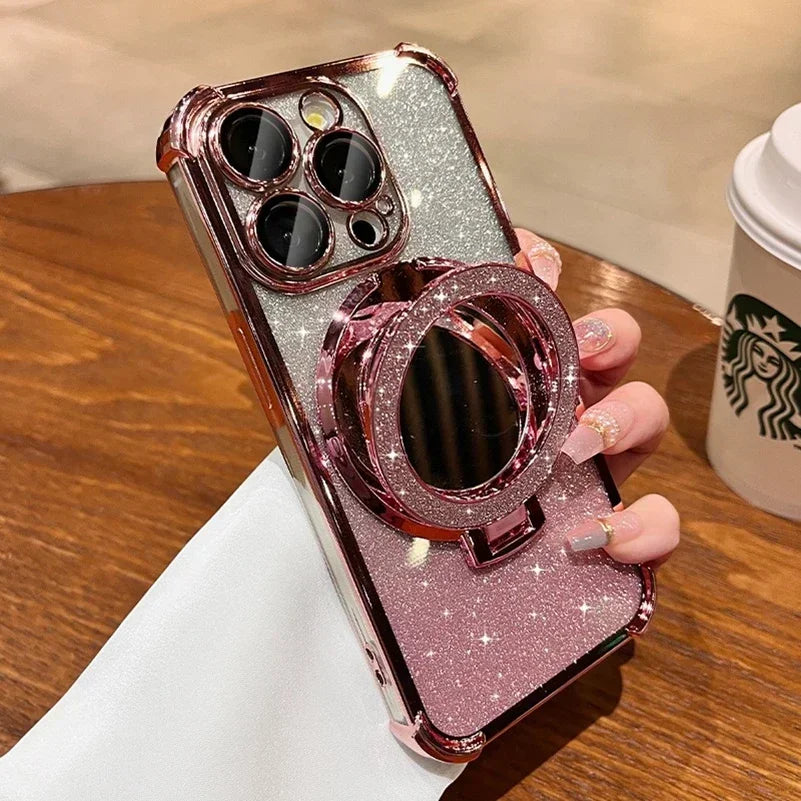 Magsafe Glitter Mirror Phone Case