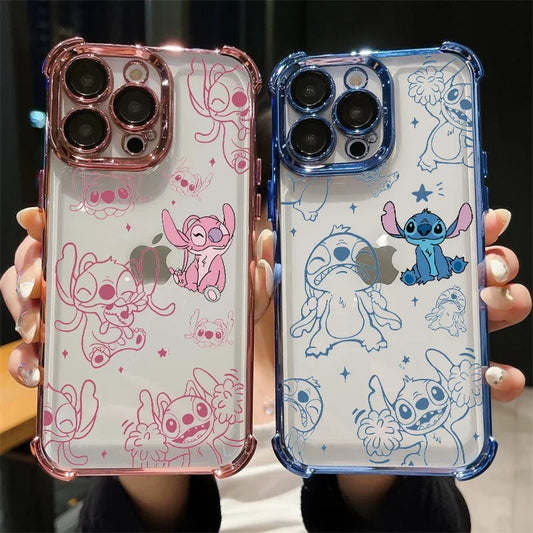 Cute Stitch Clear Phone Case