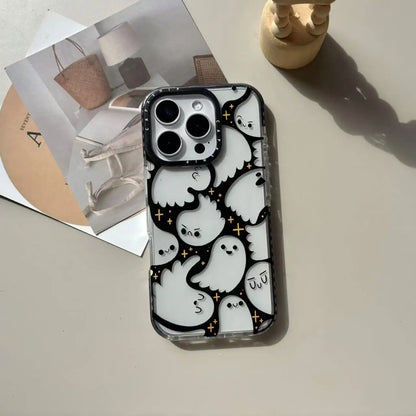 Cute Ghost Transparent Phone Case