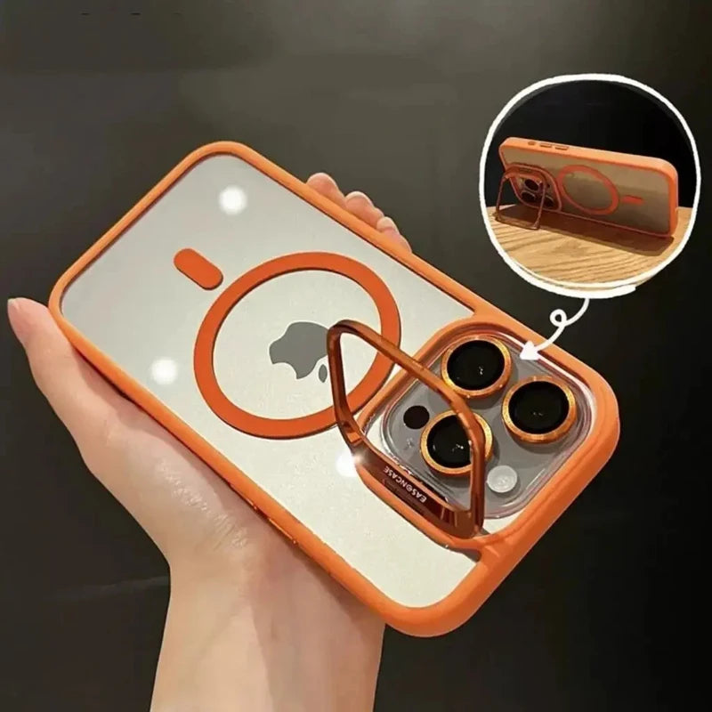 Magnetic Shockproof Stand Case iPhone