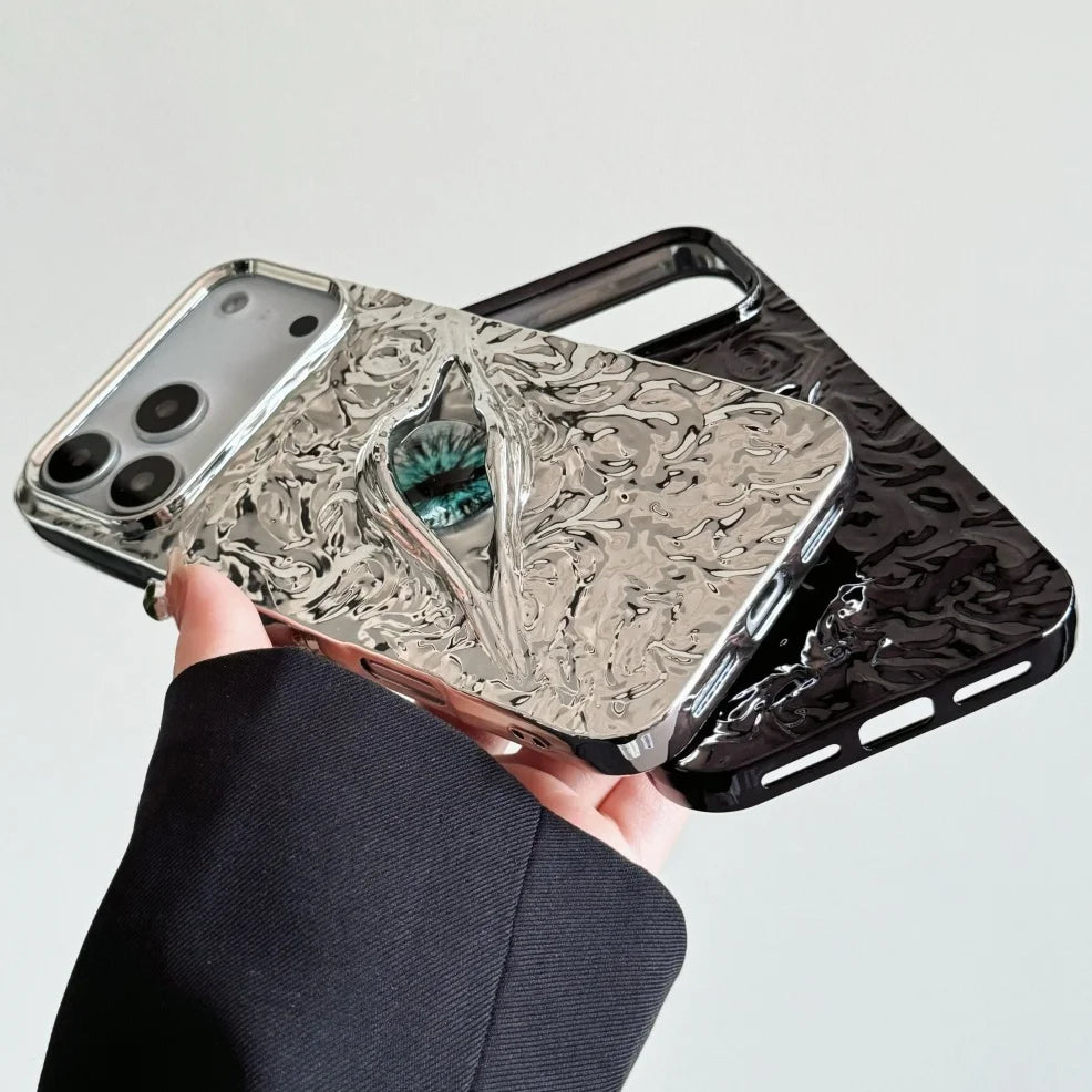 Electroplated 3D Eye Phone Case