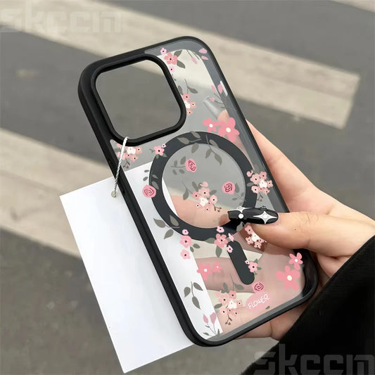 Flower Transparent Phone Case