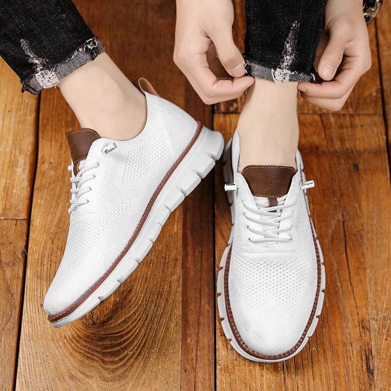 AeroLight™ White Flyknit Sneakers - Redefining Comfort and Style