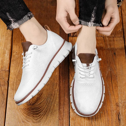 AeroLight™ White Flyknit Sneakers - Redefining Comfort and Style