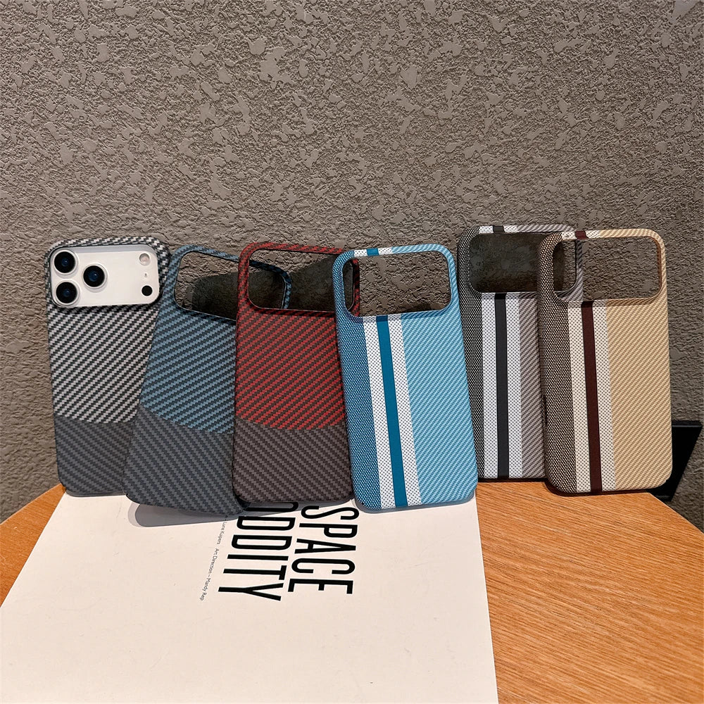 Carbon Fiber Thin Hard Case for iPhone