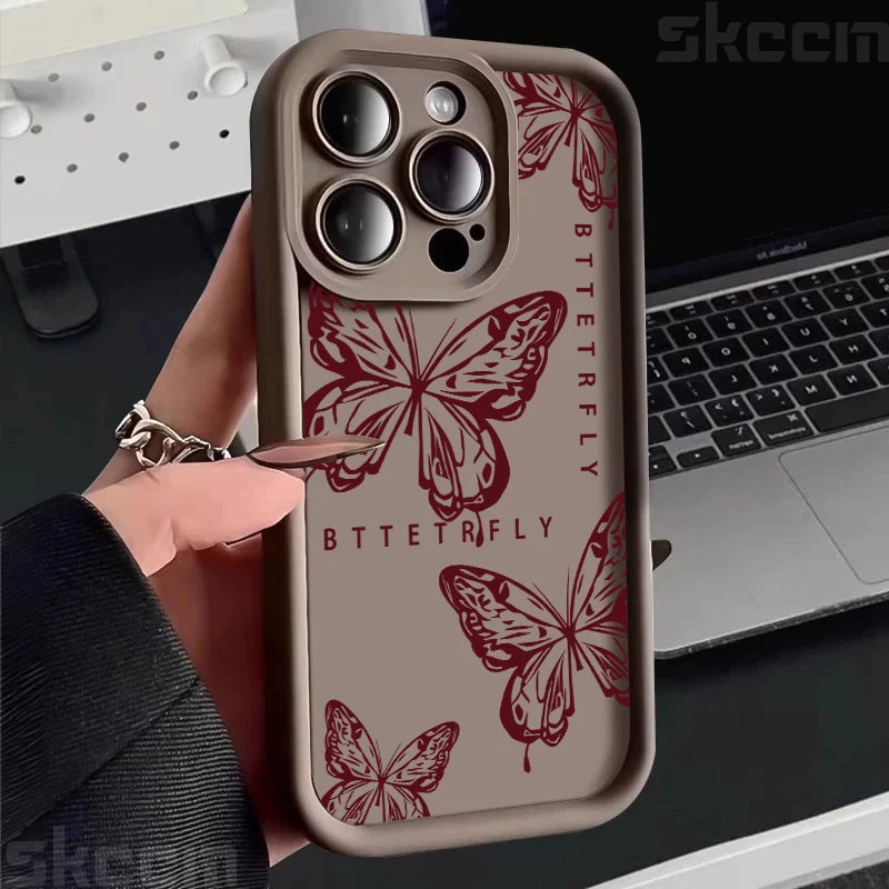 Pink Butterfly Phone Case